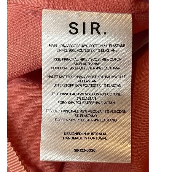 SIR. skirt Giacomo Split pink size 4 (US 10) - Picture 7 of 7